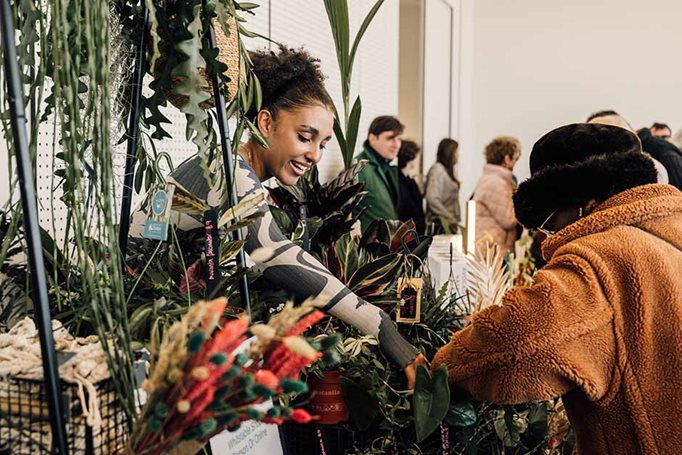 Houseplant stall Credit: Green Rooms Market